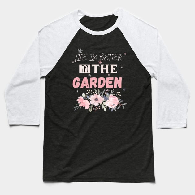 Flowers lover design gift for her who love floral design Baseball T-Shirt by Maroon55